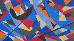 Sem Título by Claudio Tozzi, acrílica sobre tela colada em madeira, offered Jun 2018