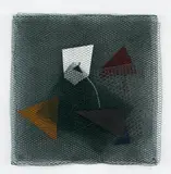 Arthur Luiz Piza, Trame 4, 2004, arame galvanizado, zinco e acrílico