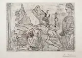 Minotauro Cego Guiado Por Uma Menina III by Pablo Picasso, 1934, água forte, offered Jun 2018