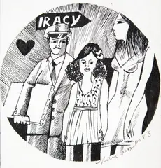 Aldemir Martins, Iracy, 1983, nanquim sobre papel