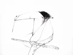 Aldemir Martins, Sem Título, 1966, nanquim sobre papel
