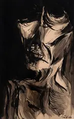 Sem Título by Ivan Serpa, 1964, nanquim sobre papel, offered Apr 2018