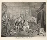 William Hogarth, Marriage A-La-Mode (Plate V), gravura em metal sobre papel