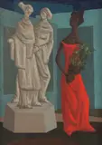 Figura Feminina by Clóvis Graciano, óleo sobre tela, offered Apr 2018