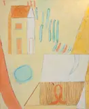 Sérgio Fingermann, Amarelo, óleo sobre tela