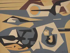 Sem Título by Norberto Nicola, 1960, óleo sobre cartão colado em eucatex, offered Apr 2018