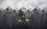 Hats by Ivan Mariotti, 2018, impressão digital sobre tela, offered Apr 2018