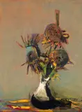 Danilo Di Prete, Vaso com Flores, óleo sobre tela