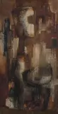 Rosario Moreno, Etres, 1959, óleo sobre tela