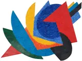 Varal (Fragmento) by Claudio Tozzi, 1990, acrílica sobre tela colada em madeira, offered Apr 2018