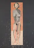Luiz Paulo Baravelli, Sem Título, 1984, técnica mista sobre tela