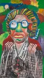 Autorretrato by José Antônio da Silva, 1989, óleo sobre tela, offered Apr 2018