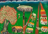 Domingo by José Antônio da Silva, 1979, óleo sobre tela, offered Apr 2018