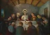 Antonio Gomide, Santa Ceia, 1947, óleo sobre tela
