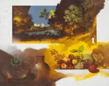 Sérgio Ferro, Os Quatro Elementos - A Terra, 2003, óleo e acrílica sobre tela