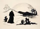 Sem Título by Tarsila do Amaral, nanquim sobre papel, offered Apr 2018
