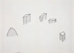 Sem Título by Leonilson, 1986, caneta permanente sobre papel, offered Apr 2018