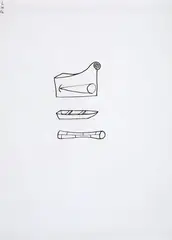 Sem Título by Leonilson, 1986, caneta permanente sobre papel, offered Apr 2018