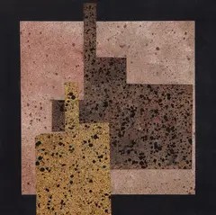 Antonio Dias, Sem Título, 1973, óleo sobre tela colado em placa