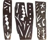 Sem Título (triptico) by Leonilson, 1985, chapa de ferro recortada, offered Apr 2018