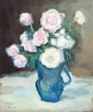 Rosas by Manabu Mabe, 1954, óleo sobre tela, offered Apr 2018