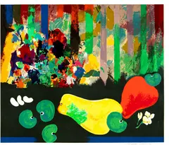 Cajus by Aldemir Martins, 1995, serigrafia sobre papel, offered Nov 2017