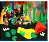 Cajus by Aldemir Martins, 1995, serigrafia sobre papel, offered Nov 2017