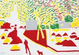 Sem Título by Gessiron Alves Franco, 1981, técnica mista sobre cartão, offered Nov 2017