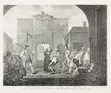 William Hogarth, O The Roast Beef of Old England, gravura em metal sobre papel