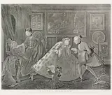 William Hogarth, Taste in High Life, gravura em metal sobre papel