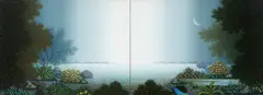 Paisagem Azul by Roberto Feitosa, 1991, óleo sobre tela, offered Nov 2017