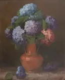 Tullio Mugnaini, Vaso de Flor, 1966, óleo sobre tela
