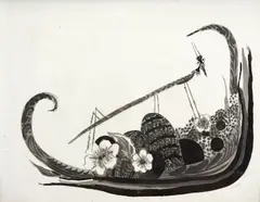 Bicho-Palito by Gerda Brentani, nanquim sobre papel, offered Nov 2017