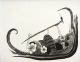 Bicho-Palito by Gerda Brentani, nanquim sobre papel, offered Nov 2017