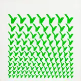 Michel Deverne, Sem Título, colagem sobre papel