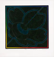Pião by Kazuo Wakabayashi, 1994, serigrafia sobre papel, offered Nov 2017