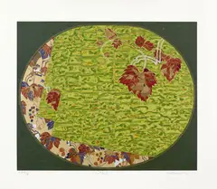 Folhas by Kazuo Wakabayashi, 2007, serigrafia sobre papel, offered Nov 2017