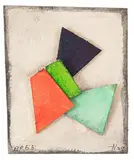 Sem Título by Arthur Luiz Piza, aquarela, incisão e colagem sobre cartão, offered Nov 2017