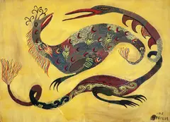 Sem Titulo by Francisco Da Silva, 1968, guache sobre papel, offered Nov 2017