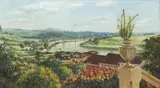Alípio Dutra, Rio Piracicaba, 1913, óleo sobre tela