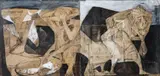 Karl Plattner, Sem Titulo, 1954, tecnica mista sobre papel