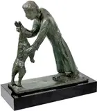 São Francisco com Cachorro by Bruno Giorgi, escultura em bronze, offered Nov 2017