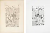 Futebol by Aldemir Martins, 1966, grafite sobre papel e gravura em metal sobre papel, offered Nov 2017