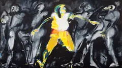 PIC by Ivald Granato, 1990, acrílica sobre tela, offered Nov 2017
