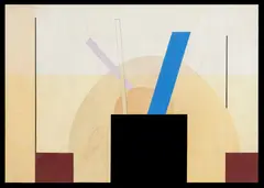 Composição by Tuneu, 1974, técnica mista sobre papel, offered Nov 2017