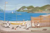 Aldeia de Pescadores by Fulvio Pennacchi, 1978, óleo sobre placa, offered Nov 2017