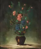 Flores by Clóvis Graciano, 1950, óleo sobre tela, offered Nov 2017