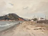 Praia by Arcangelo Ianelli, 1951, óleo sobre tela, offered Nov 2017