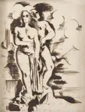 Ismael Nery, Casal, nanquim sobre papel