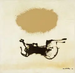 Sem Titulo by Manabu Mabe, óleo sobre tela, offered Nov 2017